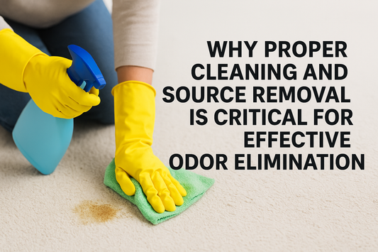 Why Proper Cleaning and Source Removal is Critical for Effective Odor Elimination