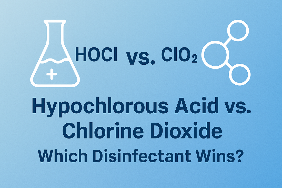 Hypochlorous Acid vs. Chlorine Dioxide: Which Disinfectant Wins?