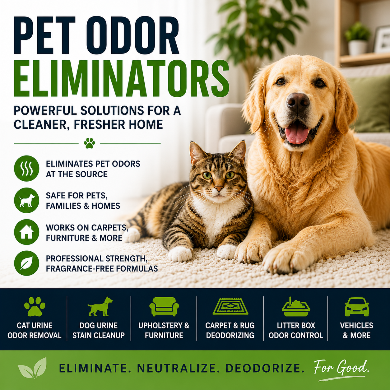 Pet Odor Eliminators