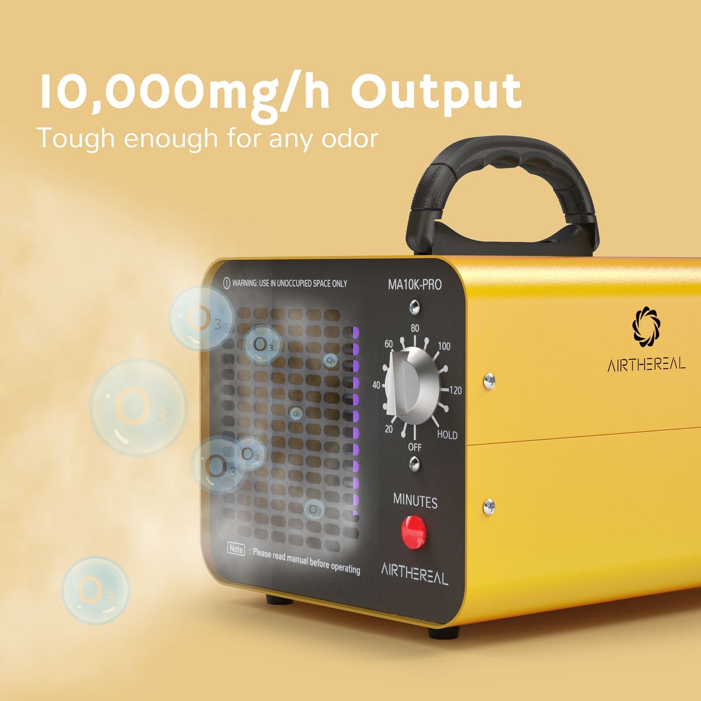 Airthereal MA10K-PRO Ozone Generator – 10,000 mg/h Professional Odor Removal