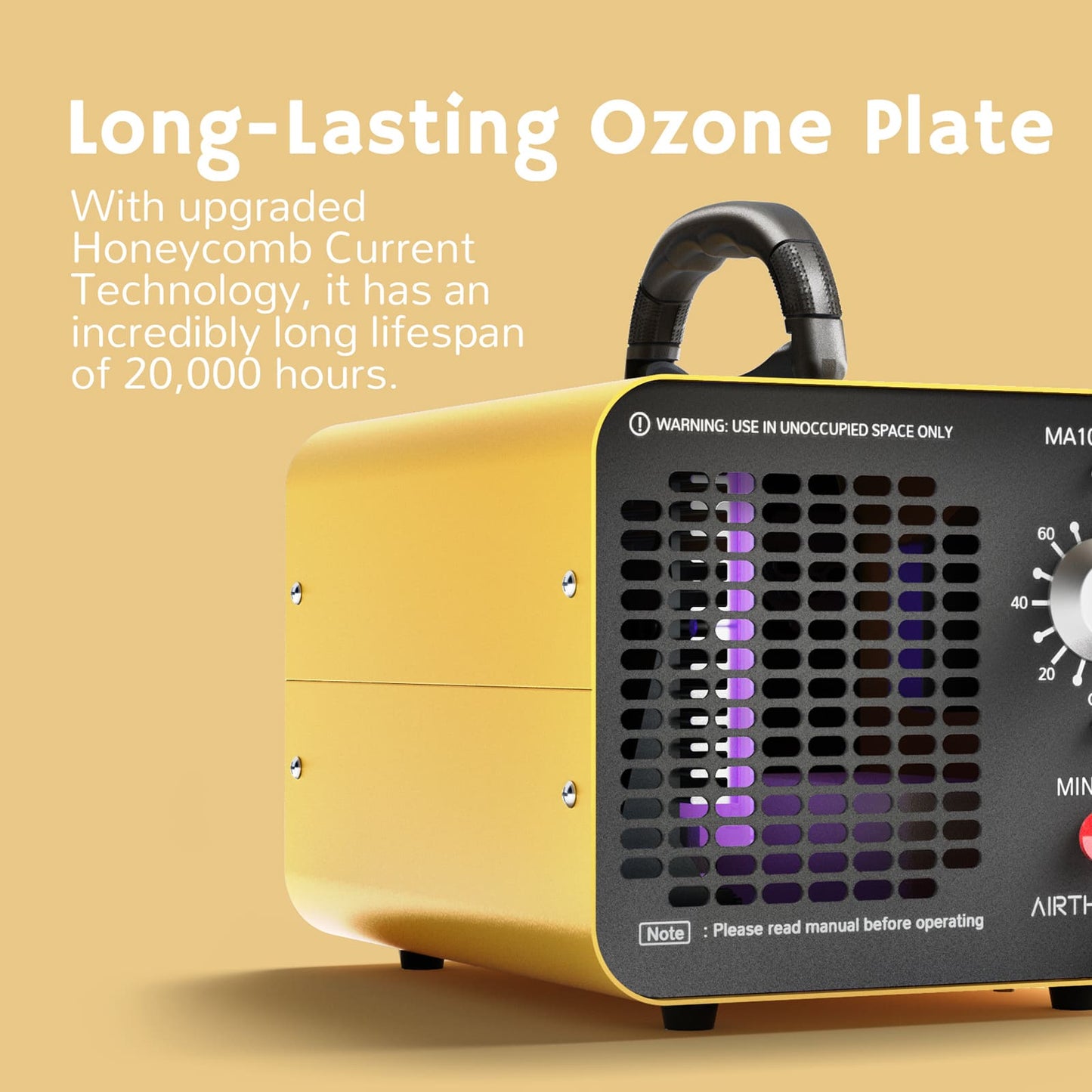 Airthereal MA10K-PRO Ozone Generator – 10,000 mg/h Professional Odor Removal