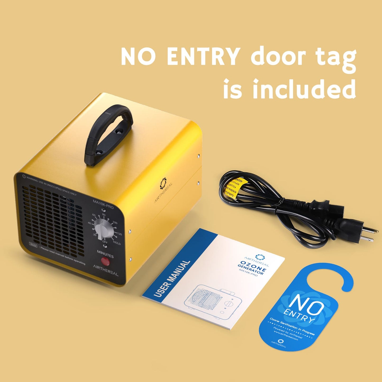 Airthereal MA10K-PRO Ozone Generator – 10,000 mg/h Professional Odor Removal
