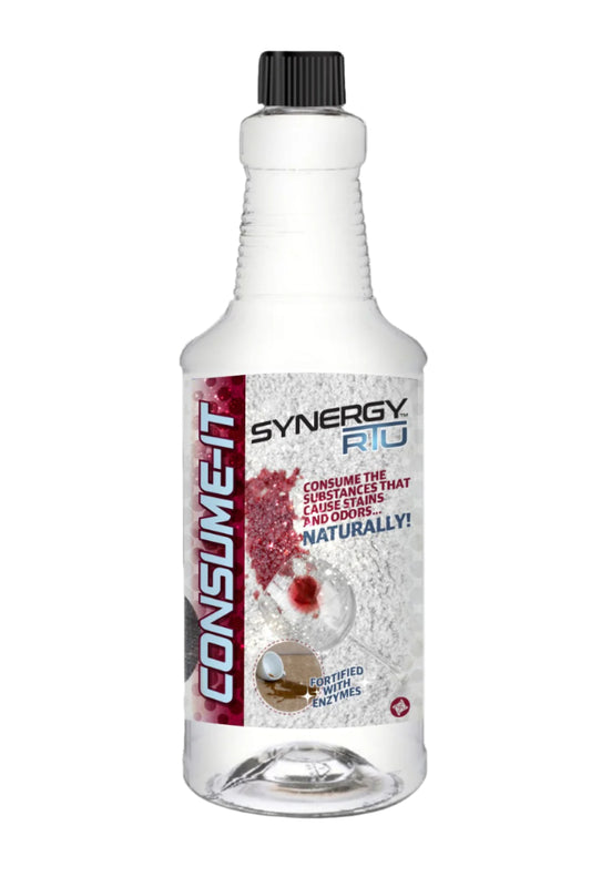 32oz bottle of CONSUME-IT™ natural enzymatic odor and stain remover