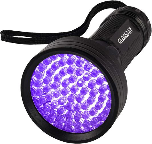 OdorPros UV 100 LED 395nm Blacklight Flashlight – Pet Urine & Odor Detector