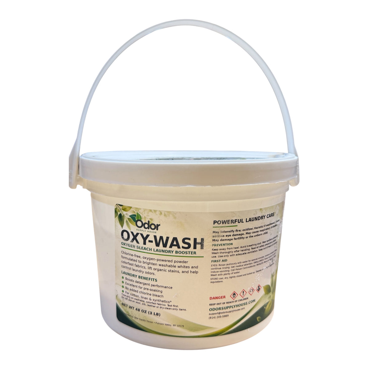 Oxy-Wash™ Oxygen Bleach Laundry Booster – 48 oz
