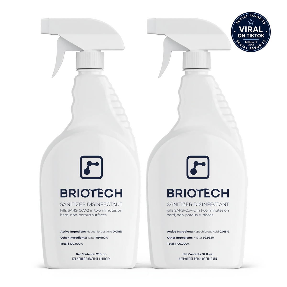 Briotech Sanitizer + Disinfectant