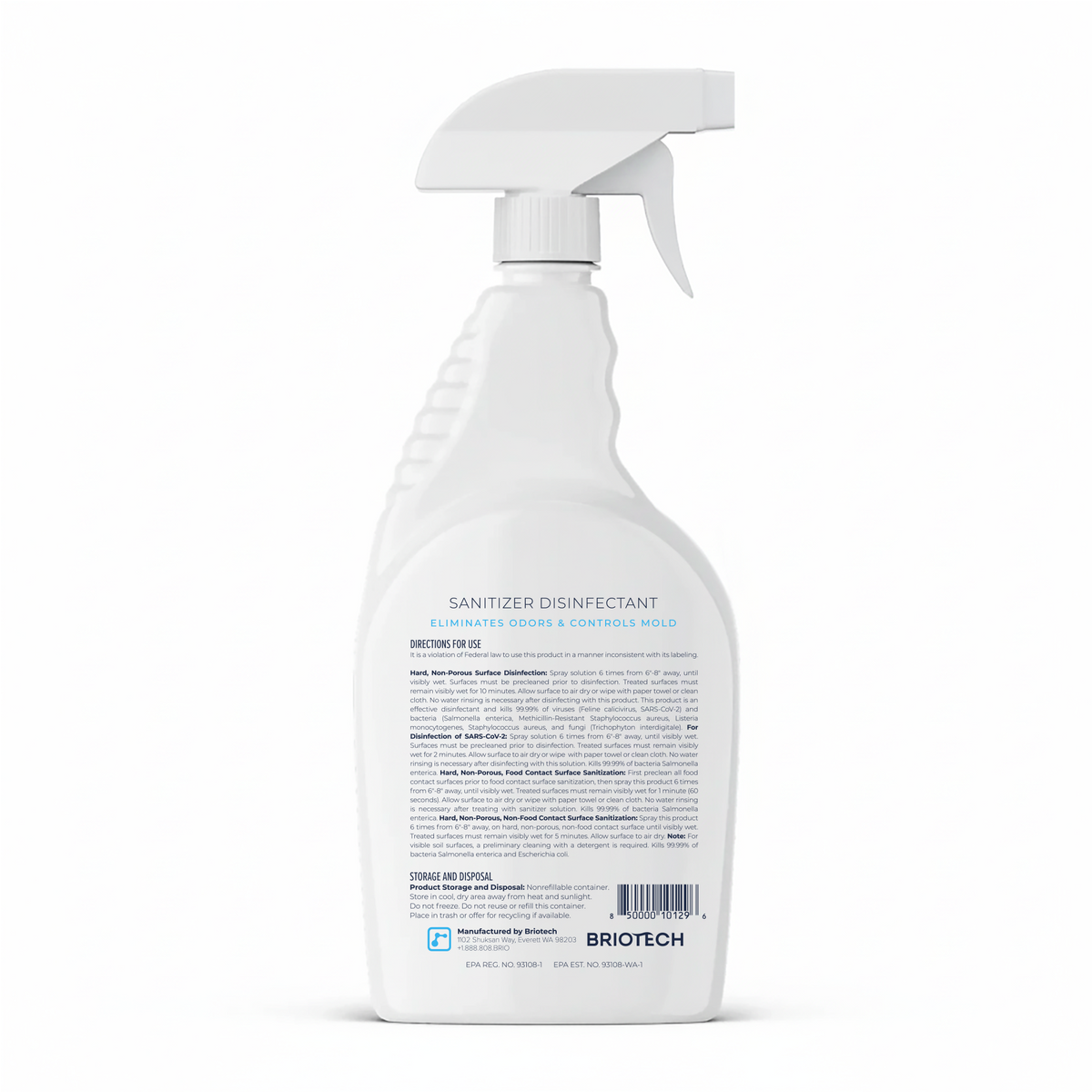 Briotech Sanitizer + Disinfectant