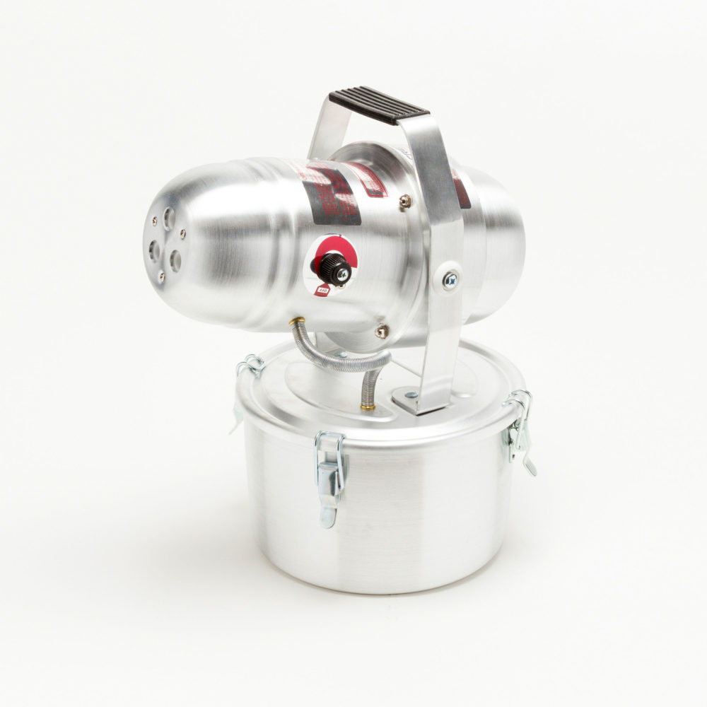 Commander Tri-Jet ULV fogger with 1-gallon tank, front view