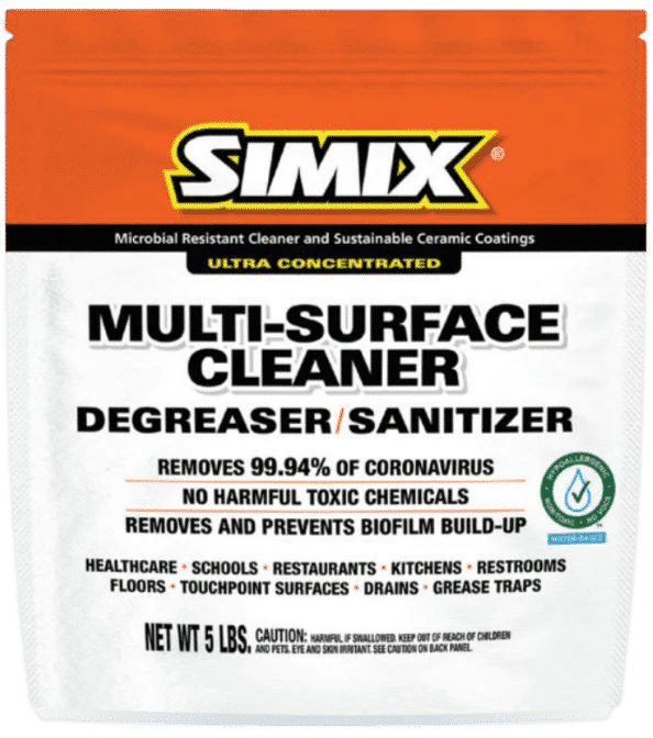 Simix multi-surface cleaner degreaser sanitizer