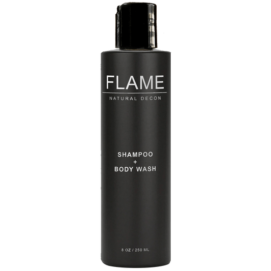 FLAME Natural Decon Shampoo + Body Wash